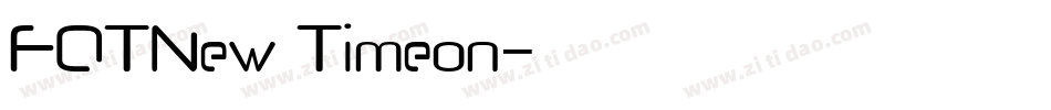FOTNew Timeon字体转换